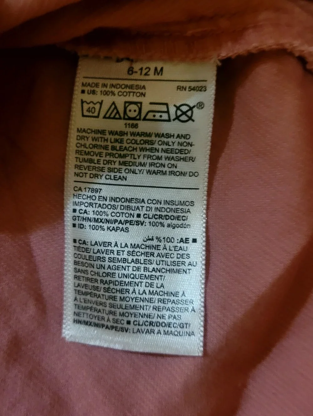Old Navy size 12m